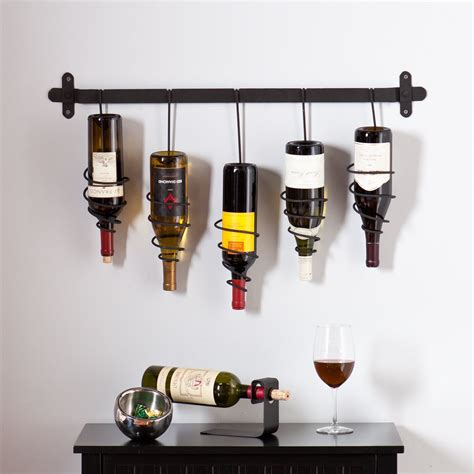 Wildon Home ® Carsten 5 Bottle Wall Mounted Wine Rack And Reviews Wayfair