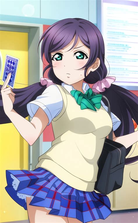 Download 950x1534 Wallpaper Anime Girl School Uniform Pretty Eyes