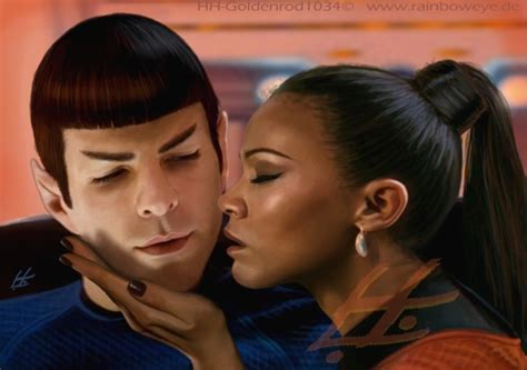 Spock And Uhura By Goldenrod1034 On Deviantart
