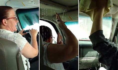 Video Of California Woman Who Forgot To Close The Sunroof During