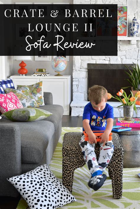 The chaise lounge and ottoman options provide added comfort for extended reclining. Crate and Barrel Lounge II Sofa Review | Kate Decorates