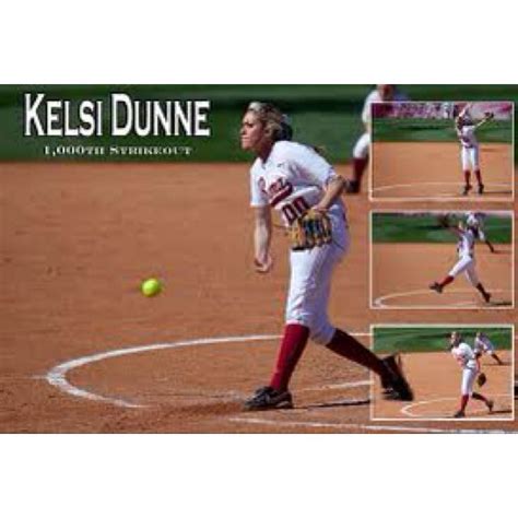 Their pitcher was on fire. Kelsi Dunne -former Alabama softball pitcher | Alabama softball, Softball pitcher, Softball