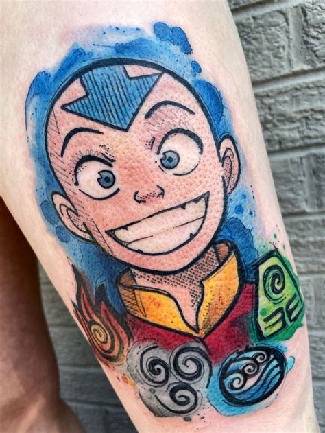 Aang Tattoo In 2021 Avatar Tattoo Aang Tattoo Tattoos