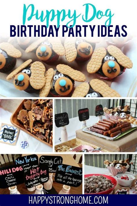 Diy Puppy Dog Birthday Party Happy Strong Home