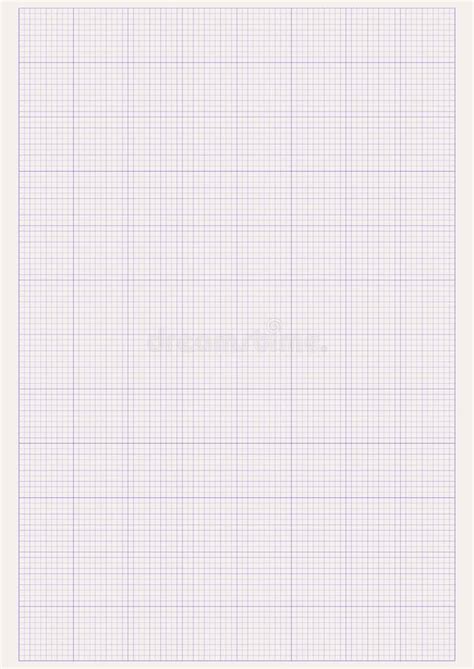 Graph Paper Printable Millimeter Grid Paper With Color Lines Stock