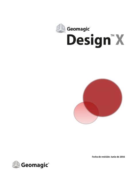 Geomagic Design X Basic Training 2016 - Espanol.pdf | Archivo de