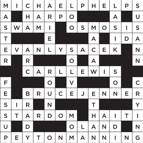 Easy Printable Crossword Puzzles Race Each Other To Answer The Clues