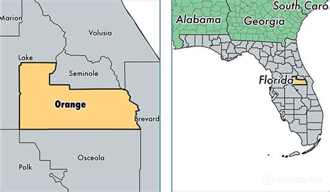 Orange County Florida Map