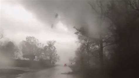 Tornado Sends Debris Flying At Storm Chaser The Weather Channel