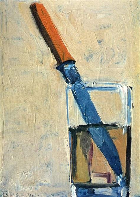 Richard Diebenkorn Knife In Glass Richard Diebenkorn Painting Still