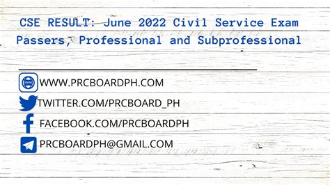 Cse Result June Civil Service Exam Passers Professional And Subprofessional