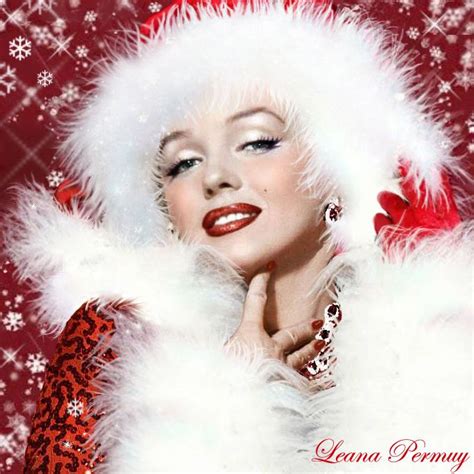 Marilyn Monroe Art Christmas Weihnachten Schauspieler Innen Schauspieler