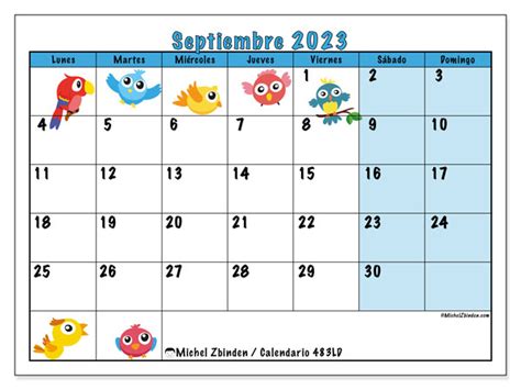 Calendario Septiembre De Para Imprimir Ld Michel Zbinden Us