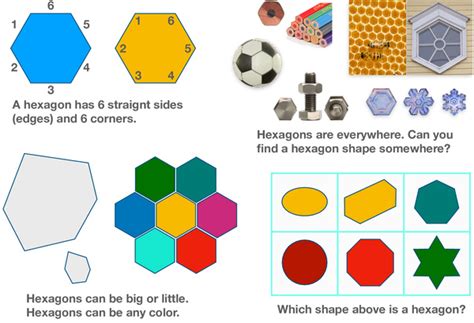 All About Shapes What Is A Hexagon Free Printables For Kids