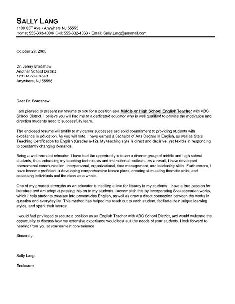 49 Introduction Letter For Teacher Resume For Your School Lesson