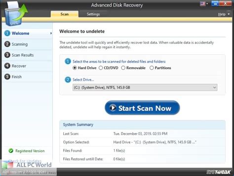 Systweak Advanced Disk Recovery 2 Free Download All Pc World Allpcworld