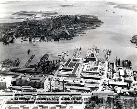 Photo Aerial View Of Boston Navy Yard Boston Massachusetts United