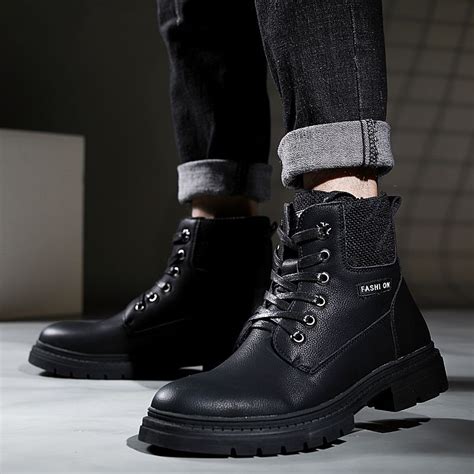 Venta Botas Negras De Gamuza Hombre En Stock