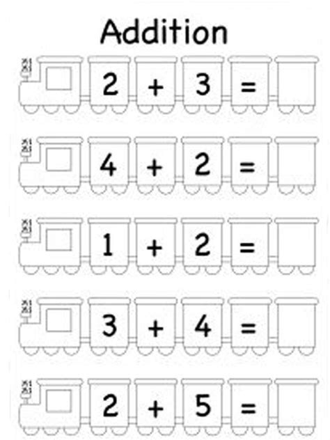 Touch Point Math Addition Worksheet