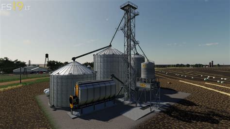 Gsi Grain Storage Bins V 10 Fs19 Mods Farming Simulator 19 Mods
