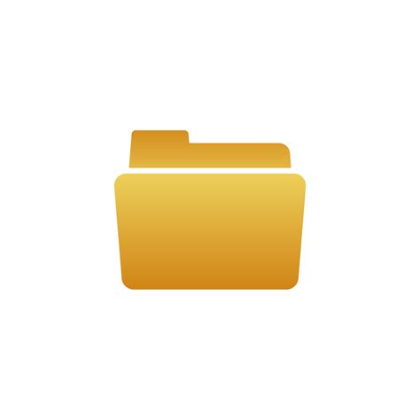Simple Folder Icon For Document Storage 4693226 Vector Art At Vecteezy