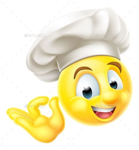 Chef Cook Emoji Emoticon By Krisdog An Emoji Emoticon Smiley Face