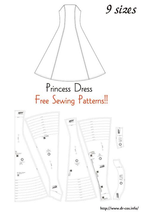 Princess Dress Free Sewing Patterns Barbie Sewing Patterns Sewing