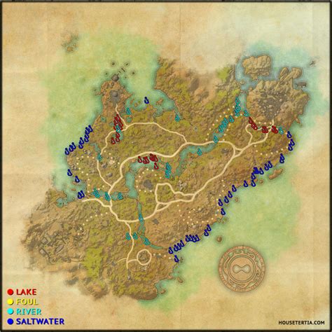 ESO Fishing Map Telvanni Peninsula House Tertia