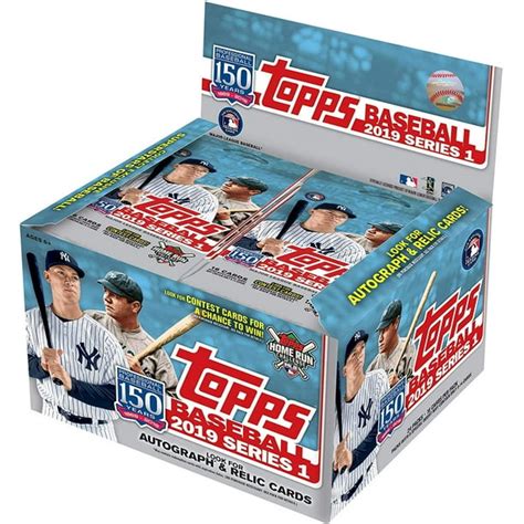 Topps 2019 Baseball Series 1 Trading Cards Display Box Retail Edition