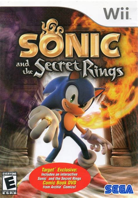 Sonic And The Secret Rings Wii Box Cover Art Mobygames