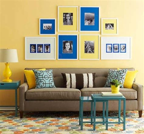 20 Charming Blue And Yellow Living Room Design Ideas Rilane