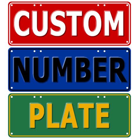Custom Novelty Number Plate Standard Size Spreester
