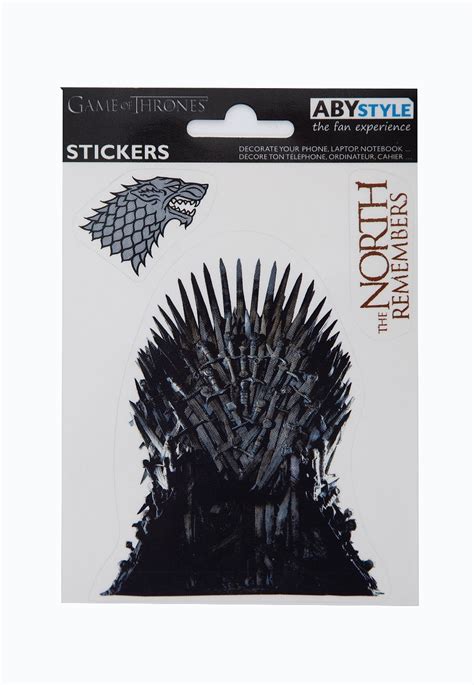 Game Of Thrones Stark Sigils Mini Sticker Impericon En