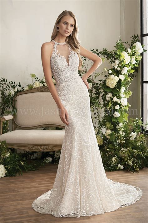 Since they use less fabric than the other dress shapes. JASMINE BRIDAL | Wedding dress couture, Wedding dresses ...