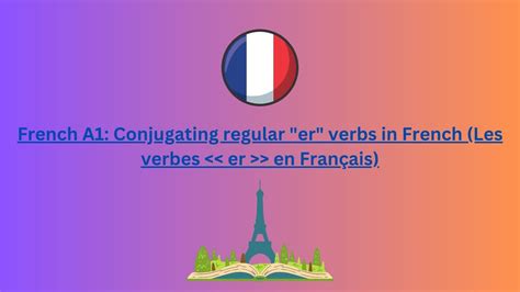 French A1 Conjugating Er Verbs In French Les Verbes Er En