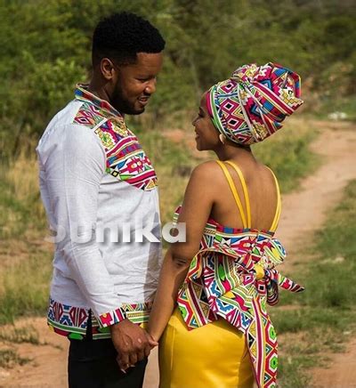 Abbigliamento da ufficio nmsostantivo maschile: Traditional Ndebele Attire For Couples - Sunika ...