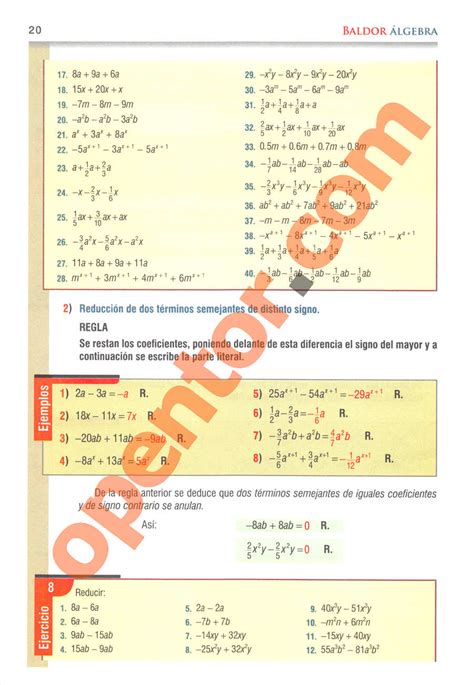 Скачать (pdf, 36.23 mb) чи. Baldor Álgebra Pdf Completo / Algebra Aritmetica Y ...