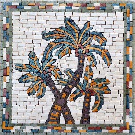 Mosaic Designs - Desert Palm | Flowers And Trees | Mozaico