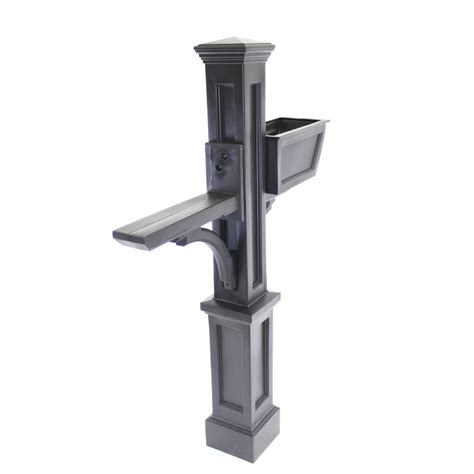 Mayne Westbrook Plus Plastic Mailbox Post White 580a00000 The Home