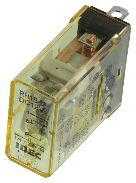 Idec Rh1budc12v Power Relay Spdt 12vdc 10a Plug In 1 Piece