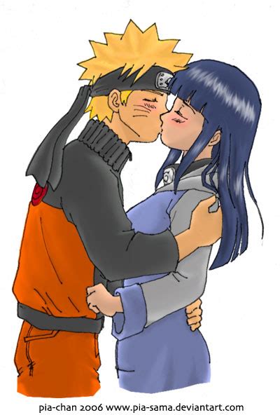 Naruto And Hinata Kiss Color By Naruhina Sasusaku On Deviantart