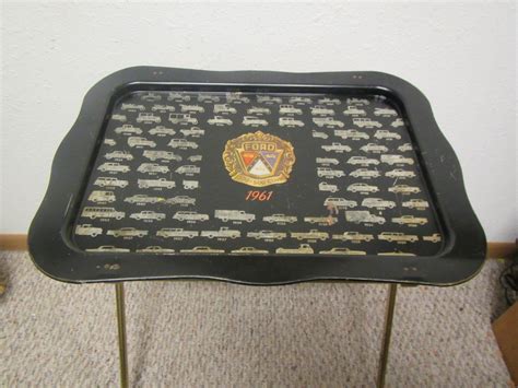 Maybe you would like to learn more about one of these? vintage 1961 FORD Metal TV Tray * with Fords from 1903 to ...