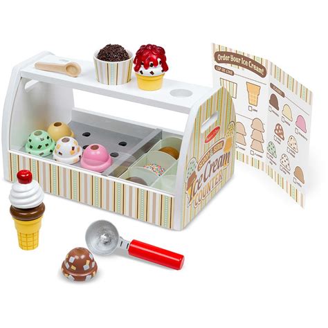 Melissa And Doug Scoop And Serve Ice Cream Counter Christmas Toys Wooden