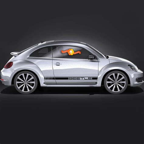 Volkswagen Beetle Rocker Stripe Porsche Look Graphics Decals Cabrio