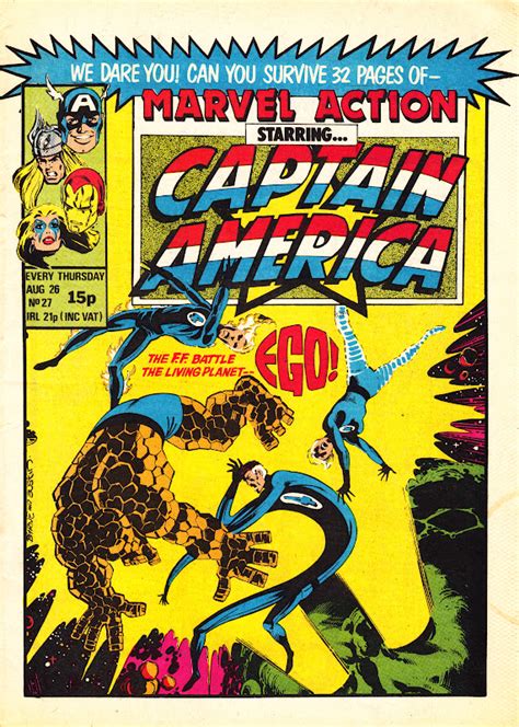 Starlogged Geek Media Again 1981 Captain America Weekly Part One