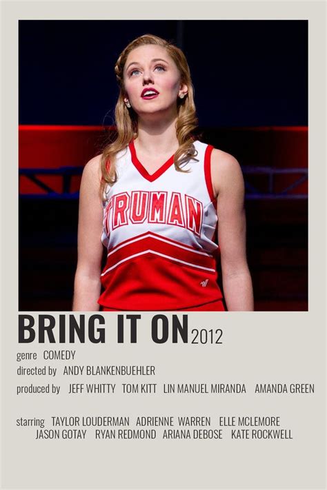 Bring It On by cari | Broadway posters, Elle mclemore, Bring it on