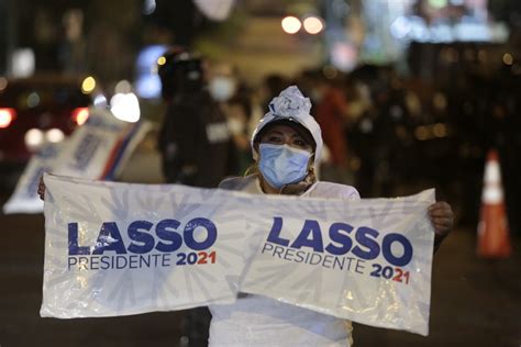 Visão Guillermo Lasso Declara Se Vencedor Das Eleições Presidenciais No Equador