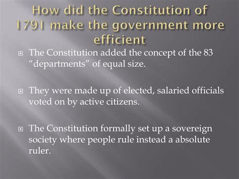 Ppt The Constitution Of 1791 Powerpoint Presentation Free Download