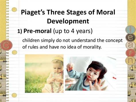 Examples Of Moral Development In Children