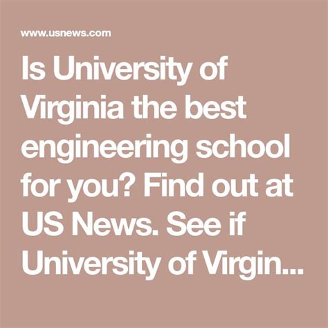 Is University Of Virginia The Best Engineering School For You Find Out